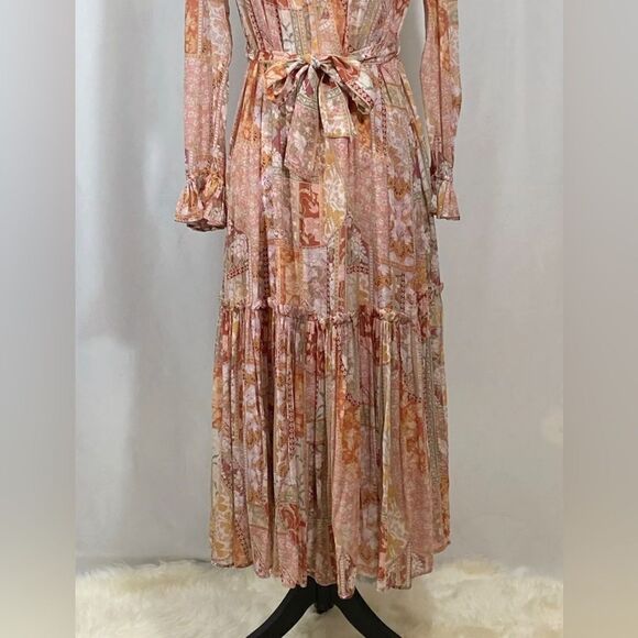 Zimmermann Kaleidoscope Tubular Midi-Dress size 0/us size 4 - Picture 7 of 14
